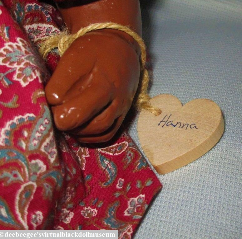 Hanna, a resin Black doll from 1994 by Janie Bennett