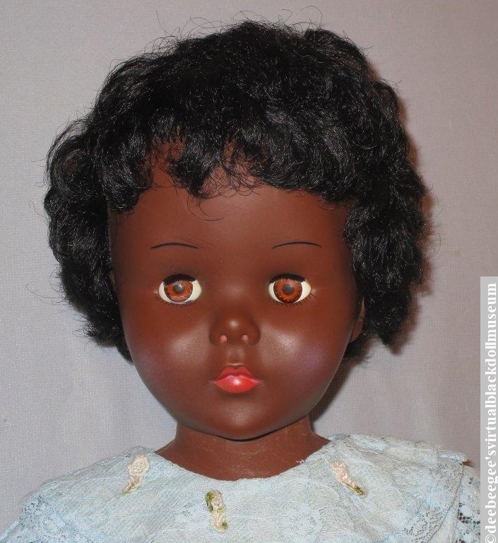 Coloured Nurse Walking Doll by Reliable Toys, 1961, redressed