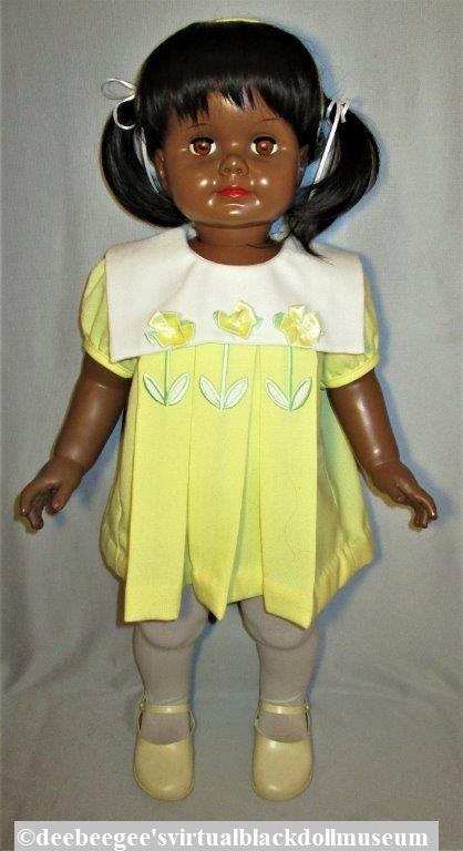 Super Saucy-Type doll by EEGEE, 1961, redressed and rewigged