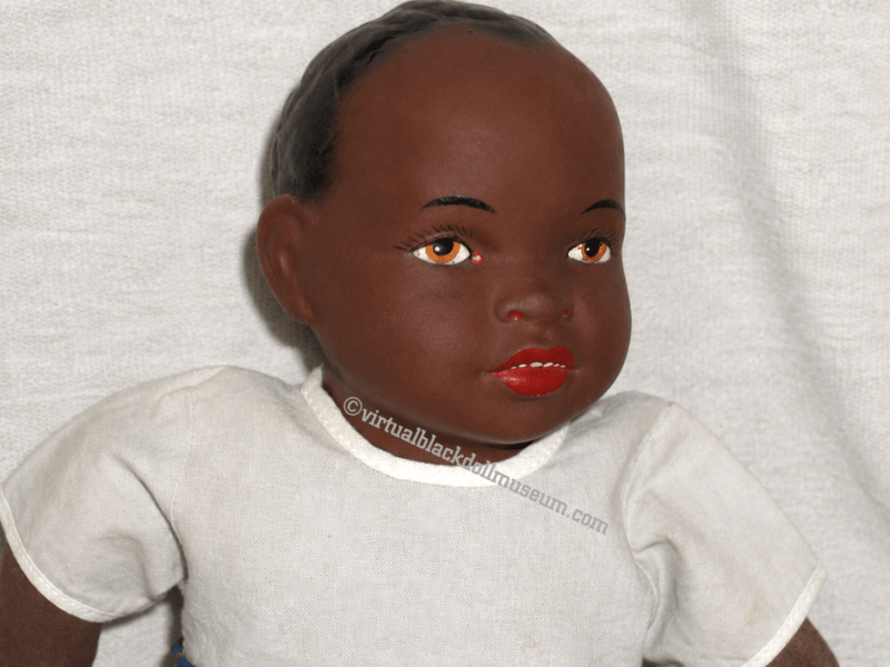 Early 1900s Straw-Stuffed Composition&nbsp;Doll